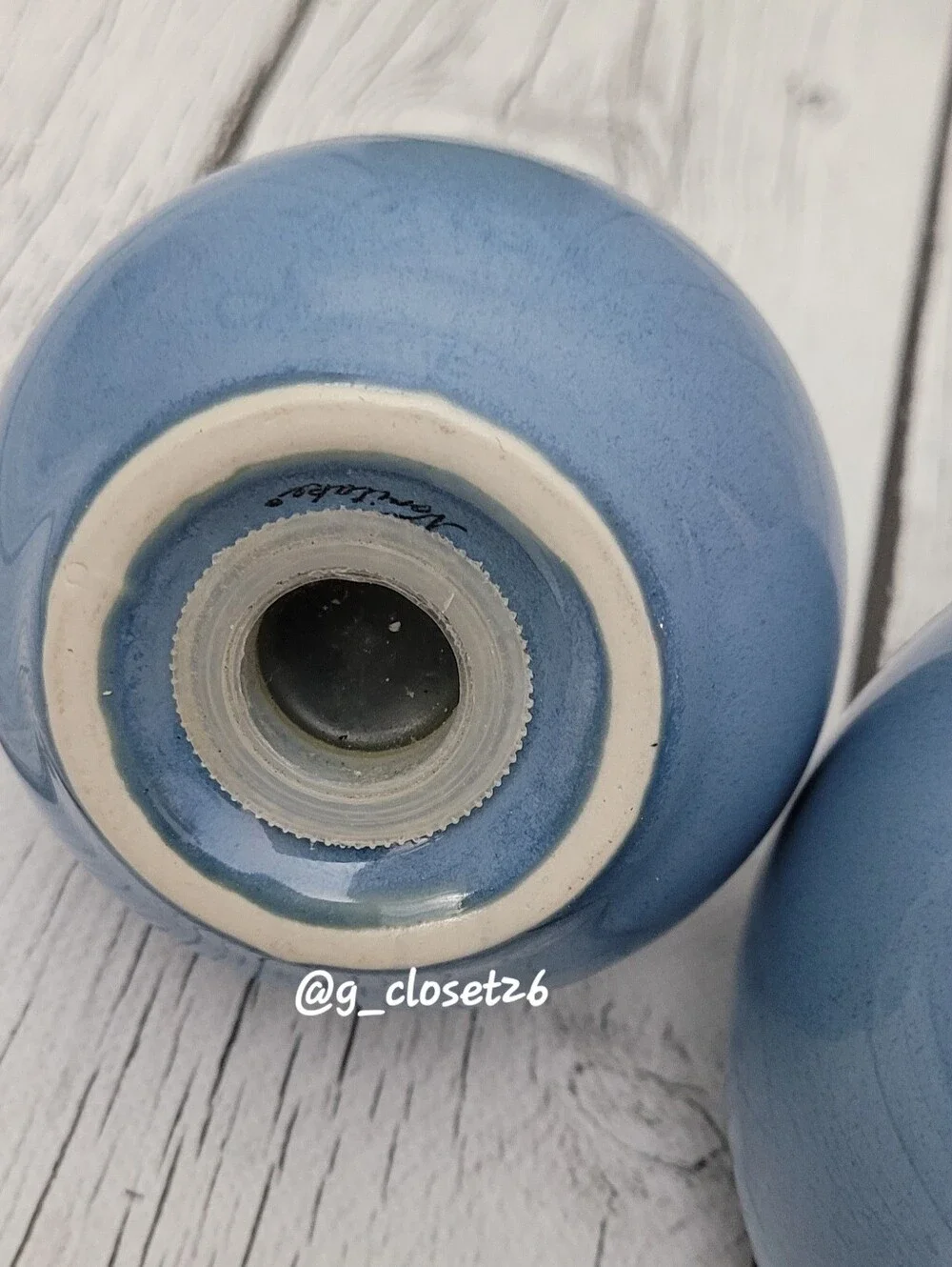 Noritake Colorara Blue Stoneware Sugar Jar / Salt&Pepper Shakers